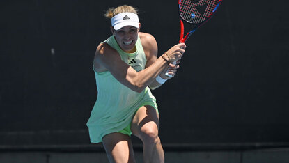 Angelique Kerber hat noch viel Arbeit vor sich Angelique Kerber hat noch viel Arbeit vor sich