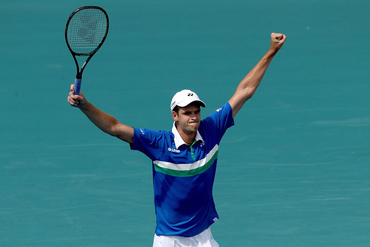 Hubert Hurkacz is in his first ATP Masters 1000 final in Miami