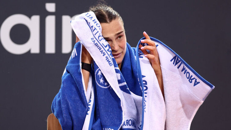 Aryna Sabalenka hat in Rom schon fertig
