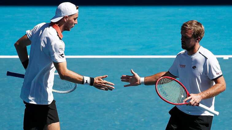 Beim ATP Cup noch ein Team: Jan-Lennard Struff und Kevin Krawietz