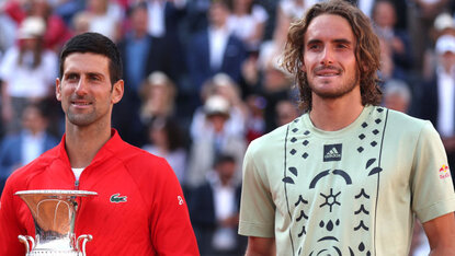 Novak Djokovic und Stefanos Tsitsipas treffen zum zehnten Mal aufeinander Novak Djokovic und Stefanos Tsitsipas treffen zum zehnten Mal aufeinander
