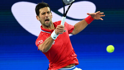 Novak Djokovic 2020 hat Novak Djokovic mit Serbien den ATP Cup gewonnen