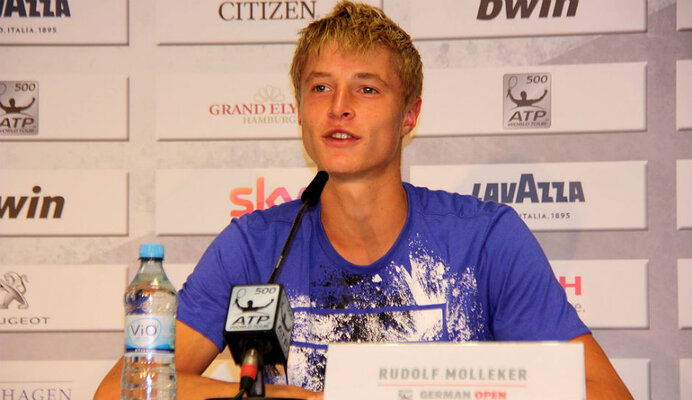 Rudi Molleker gab ein starkes ATP-Debüt in Hamburg. Nach seiner Erstrunden-Niederlage gegen Karen Khachanov zeigte er sich zuversichtlich.