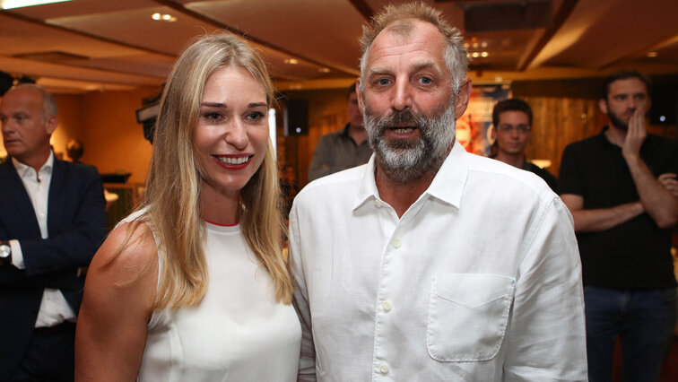 Auch Thomas Muster hat sich bei Barbara Schett verewigt Auch Thomas Muster hat sich bei Barbara Schett verewigt