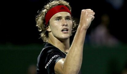 Hat Grund zum Jubel: Alexander Zverev