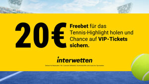 Jetzt bei interwetten 20 EUR Freebet mitnehmen