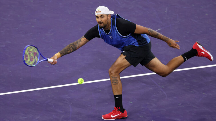 Nick Kyrgios sucht seit seinem Tour-Comeback nach seiner Form. Nick Kyrgios sucht seit seinem Tour-Comeback nach seiner Form.