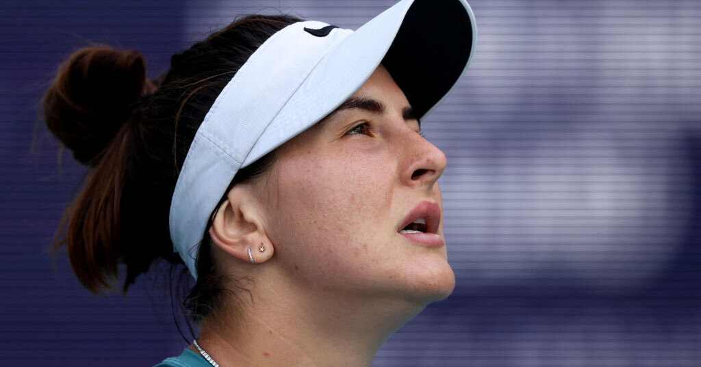 WTA Miami Im Rollstuhl vom Court Andreescu schon wieder im Pech