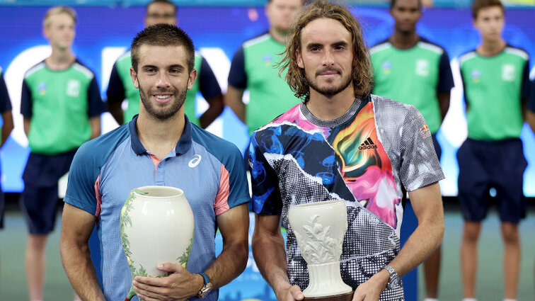 Das Siegerbild von 2022: Borna Coric und Stefanos Tsitsipas Das Siegerbild von 2022: Borna Coric und Stefanos Tsitsipas