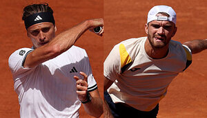 Alexander Zverev und Tomas Machac sind in Roland-Garros schon einmal aufeinander getroffen