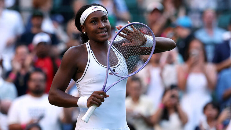 Coco Gauff steht erstmals im Viertelfinale von Wimbledon Coco Gauff steht erstmals im Viertelfinale von Wimbledon