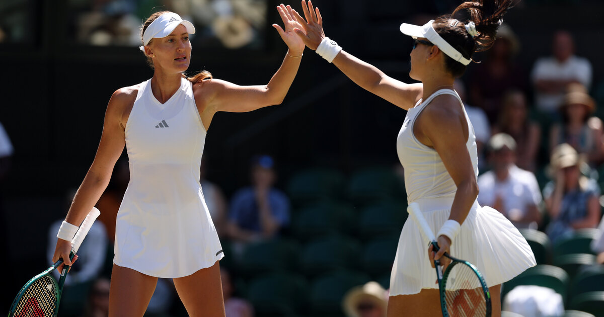 Wimbledon-Guo-Mladenovic-holten-Damen-Doppeltitel