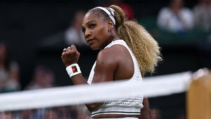 Serena Williams hat am Dienstagabend viel Spaß verbreitet