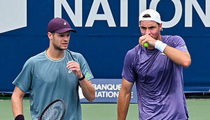 Yannick Hanfmann und Jan-Lennard Struff im Sommer 2026 in Montreal
