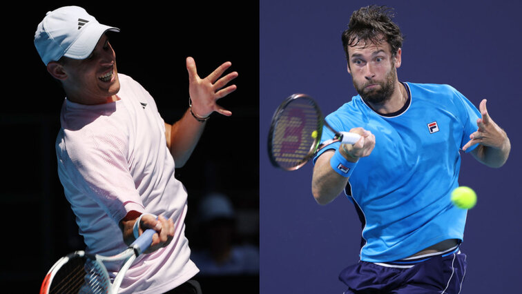 Im Viertelfinale von Estoril treffen Dominic Thiem und Quentin Halys aufeinander