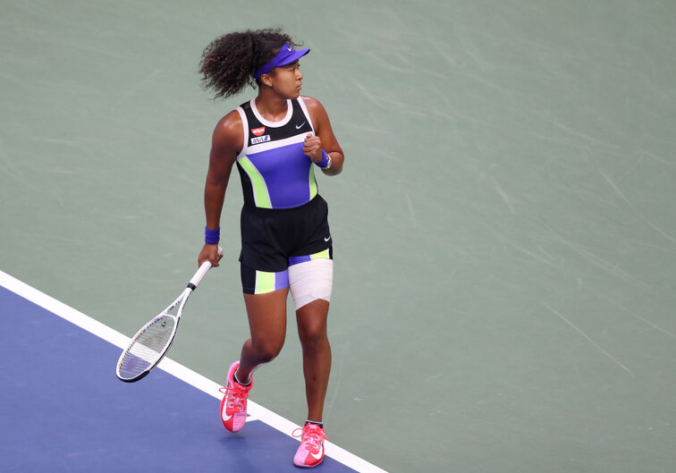 Naomi Osaka at the US Open in New York