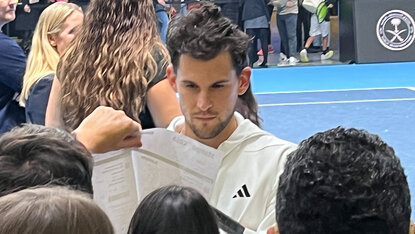 Dominic Thiem ist in Turin ein gefragter Mann Dominic Thiem ist in Turin ein gefragter Mann