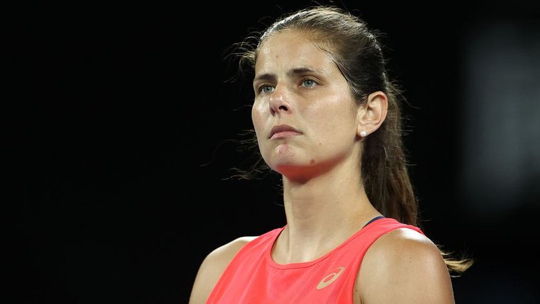 Julia Görges had to give up against Anastasija Sevastova