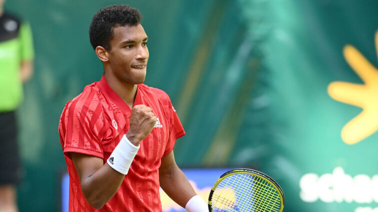 Félix Auger-Aliassime hat mit Marcos Giron kurzen Prozess gemacht Félix Auger-Aliassime made short work of Marcos Giron