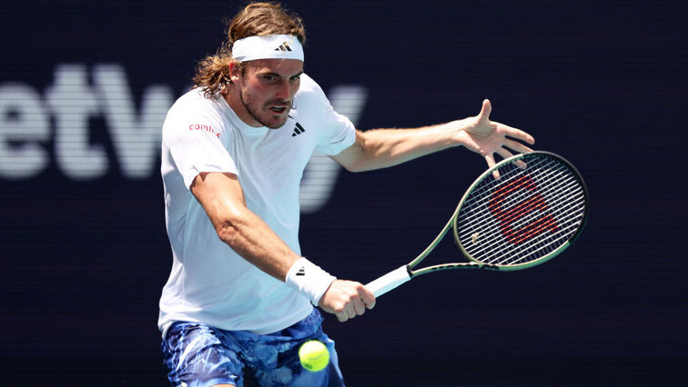 Stefanos Tsitsipas greift immer öfter zum Slice Stefanos Tsitsipas greift immer öfter zum Slice