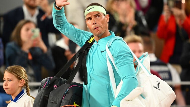 Na, dann bis ...? Rafael Nadal am Montag in Roland-Garros Na, dann bis ...? Rafael Nadal am Montag in Roland-Garros