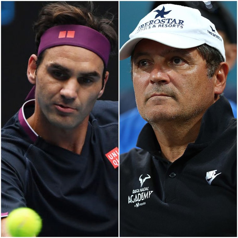 Roger Federer and Toni Nadal - would that fit?