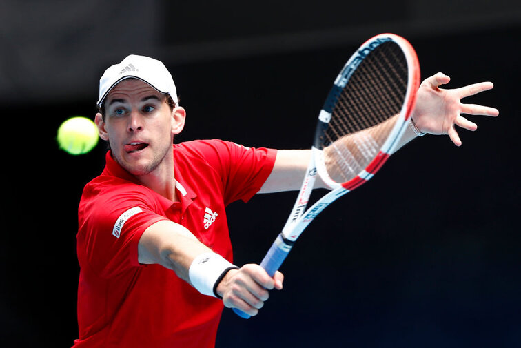 Dominic Thiem at the ATP Cup in Melbourne