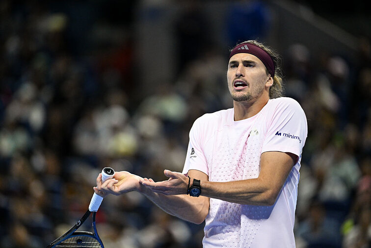 Alexander Zverev hatte gegen Novak Djokovic zu hadern