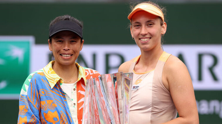 Su-Wei Hsieh und Elise Mertens haben zum zweiten Mal in Indian Wells reüssiert Su-Wei Hsieh und Elise Mertens haben zum zweiten Mal in Indian Wells reüssiert