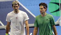 Sebastian Ofner und Dominic Thiem beim Davis Cup in Irland