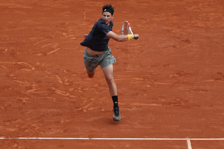 Dominic Thiem attacks in Mauthausen