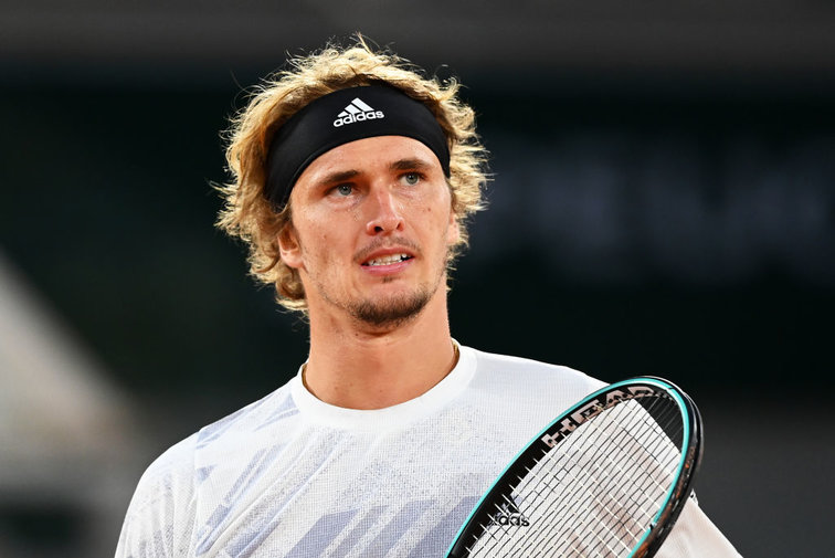 Alexander Zverev at the French Open in Paris