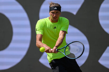 Alexander Zverev gewann in zwei Sätzen