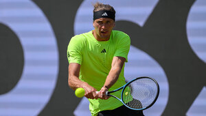 Alexander Zverev gewann in zwei Sätzen