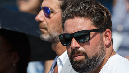 Benjamin Ebrahimzadeh, der neue Thiem-Coach - dahinter Patrick Mouratoglou Benjamin Ebrahimzadeh, der neue Thiem-Coach - dahinter Patrick Mouratoglou