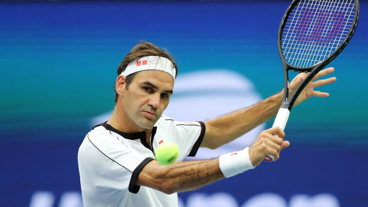Roger Federer steht in New York in Runde drei Roger Federer steht in New York in Runde drei