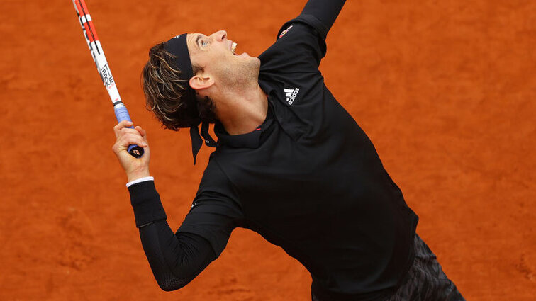 Dominic Thiem on Wednesday in Paris