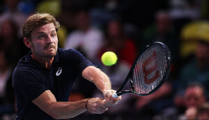 David Goffin bestritt an diesem Tag sein letztes Tourmatch.