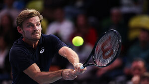 David Goffin bestritt an diesem Tag sein letztes Tourmatch.
