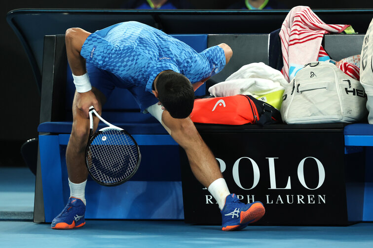 Novak Djokovic did not make a good impression at times at the Australian Open 2023 on Wednesday