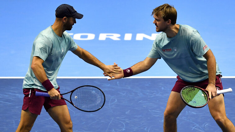 Für Kevin Krawietz und Tim Pütz gab es doch noch ein versöhnliches Ende bei den ATP-Finals.
