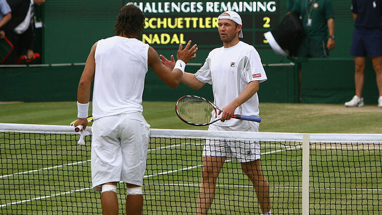 Halbfinale 2008: Rafael Nadal schlägt Rainer Schüttler