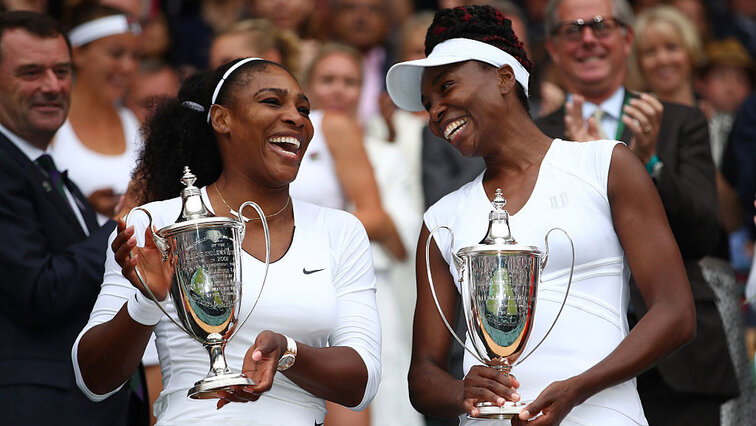 Serena und Venus Williams in Wimbledon 2016