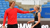 Alexander Zverev und Lena Gercke am Freitag in München