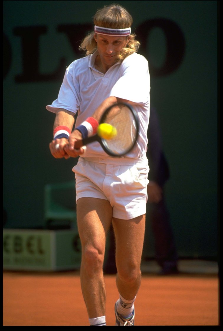 Björn Borg returned to the court 30 years ago