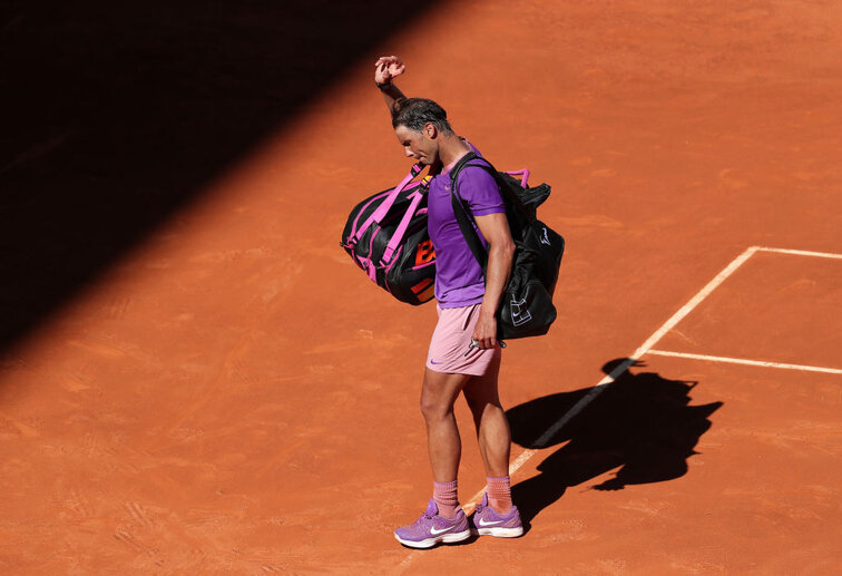 Rafael Nadal at the ATP Masters 1000 tournament in Madrid