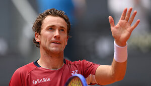 Casper Ruud gab nur ein Game ab