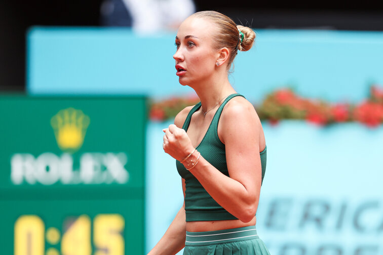 Anastasia Potapova rutschte als Lucky Loser ins Hauptfeld