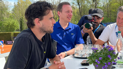 Dominic Thiem am Sonntag in München Dominic Thiem am Sonntag in München