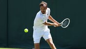 Daniil Medvedev am Montag in Wimbledon